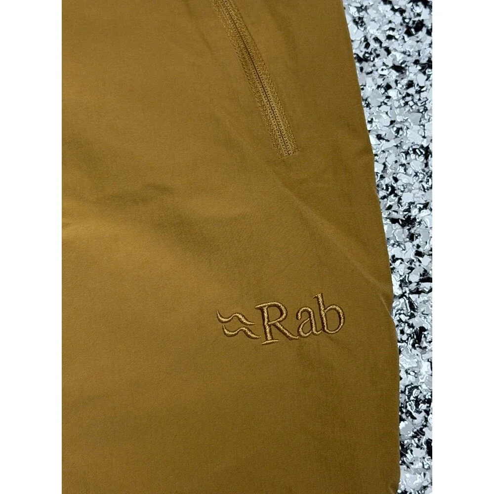 Rab Men's Incline Light Pants Oak Size XL Waist 36 Inseam 32